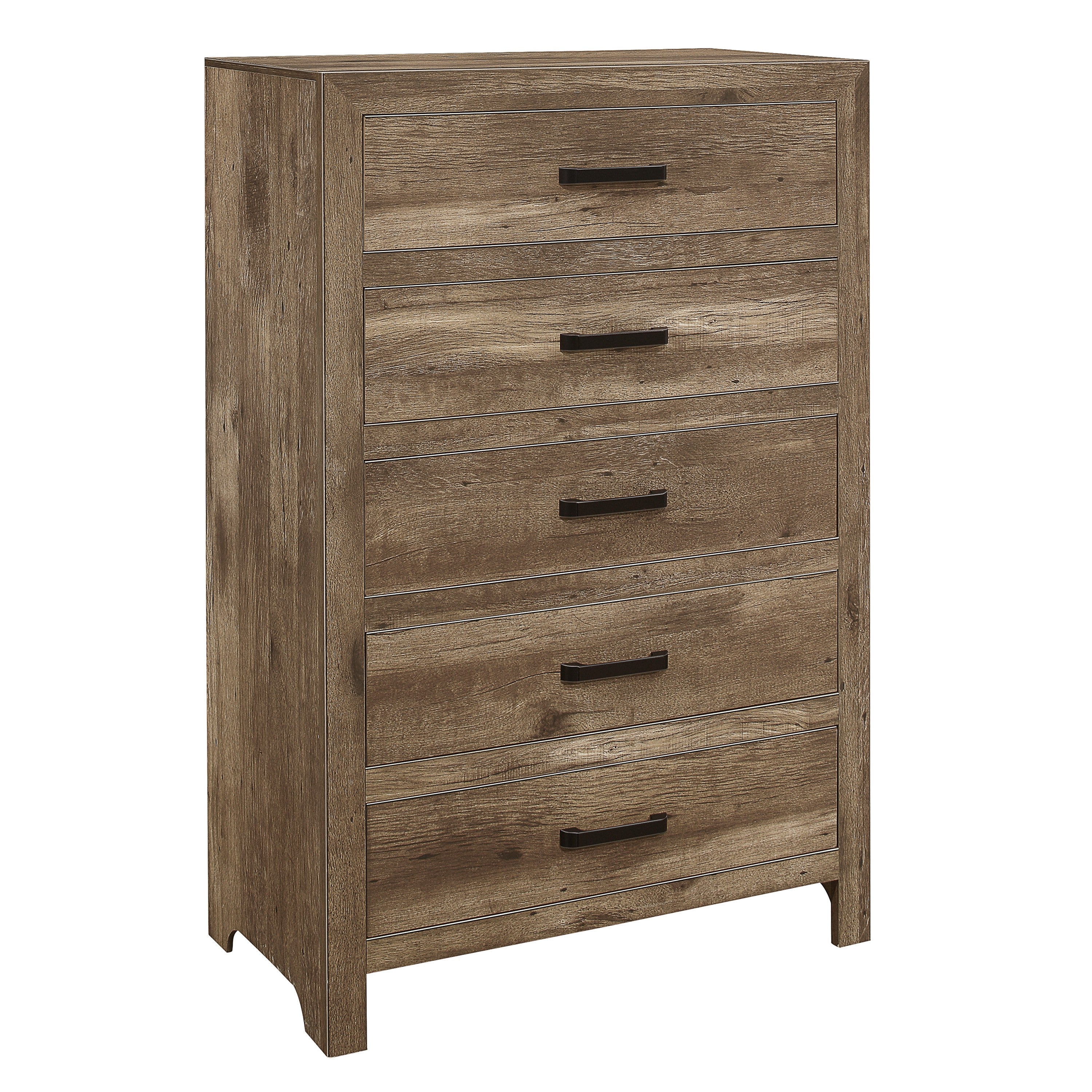 Mandan Weathered Pine Panel Bedroom Set from Homelegance - Luna Furniture