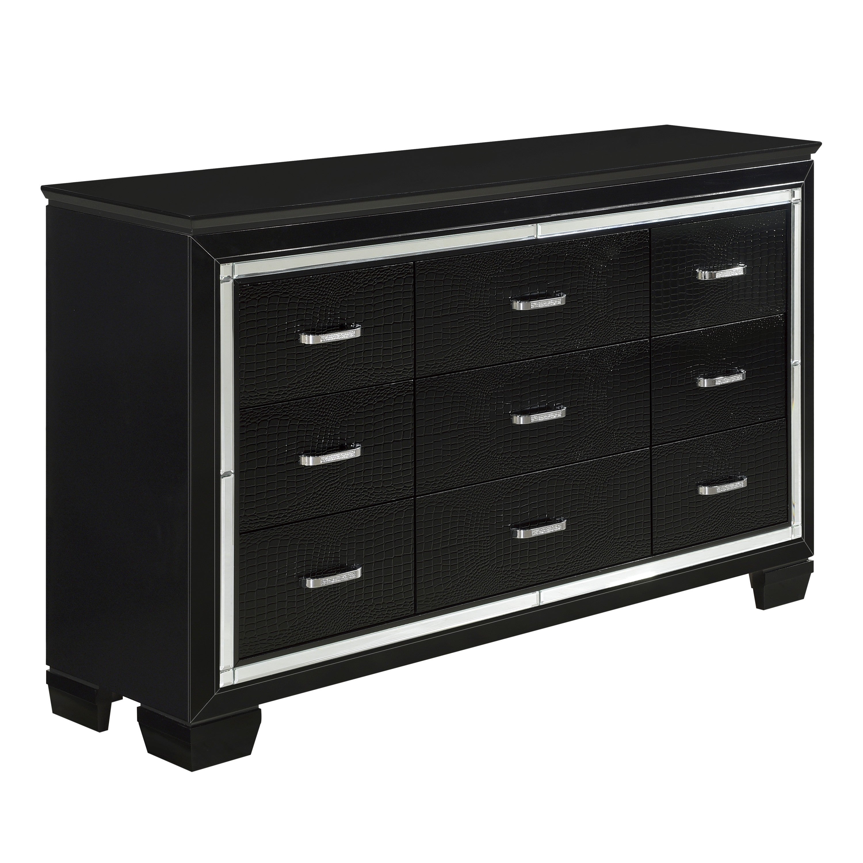 Allura Black Dresser from Homelegance - Luna Furniture