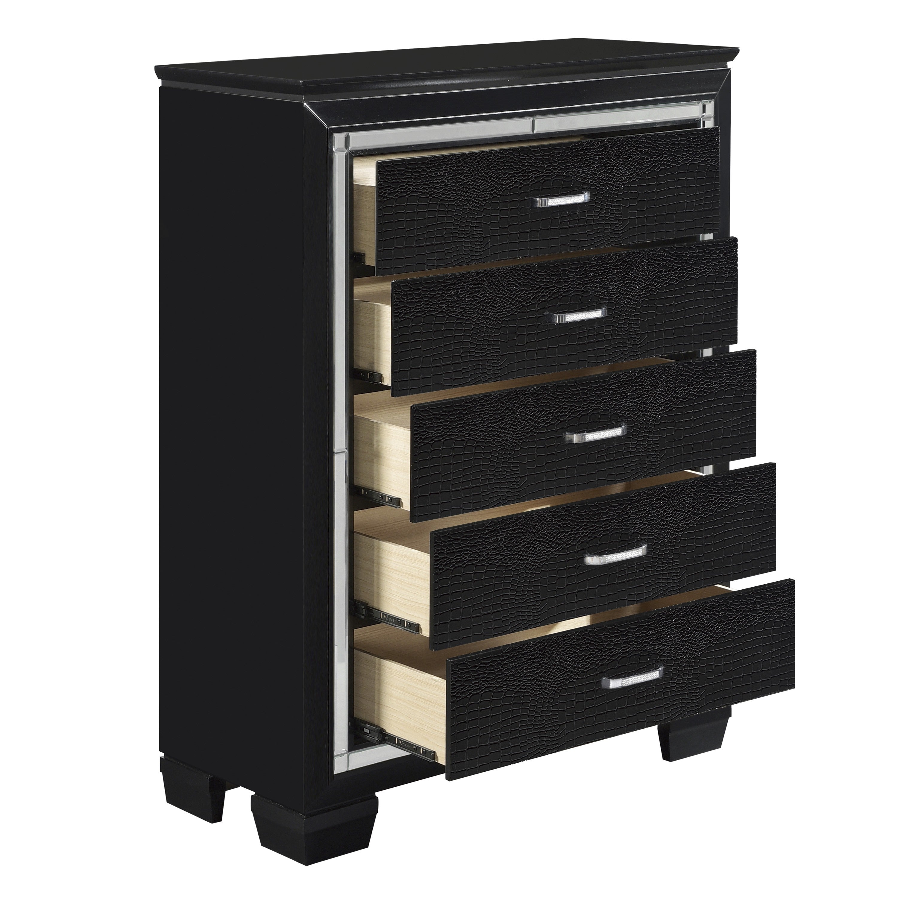 Allura Black Chest from Homelegance - Luna Furniture