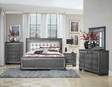Allura Gray Dresser - Luna Furniture