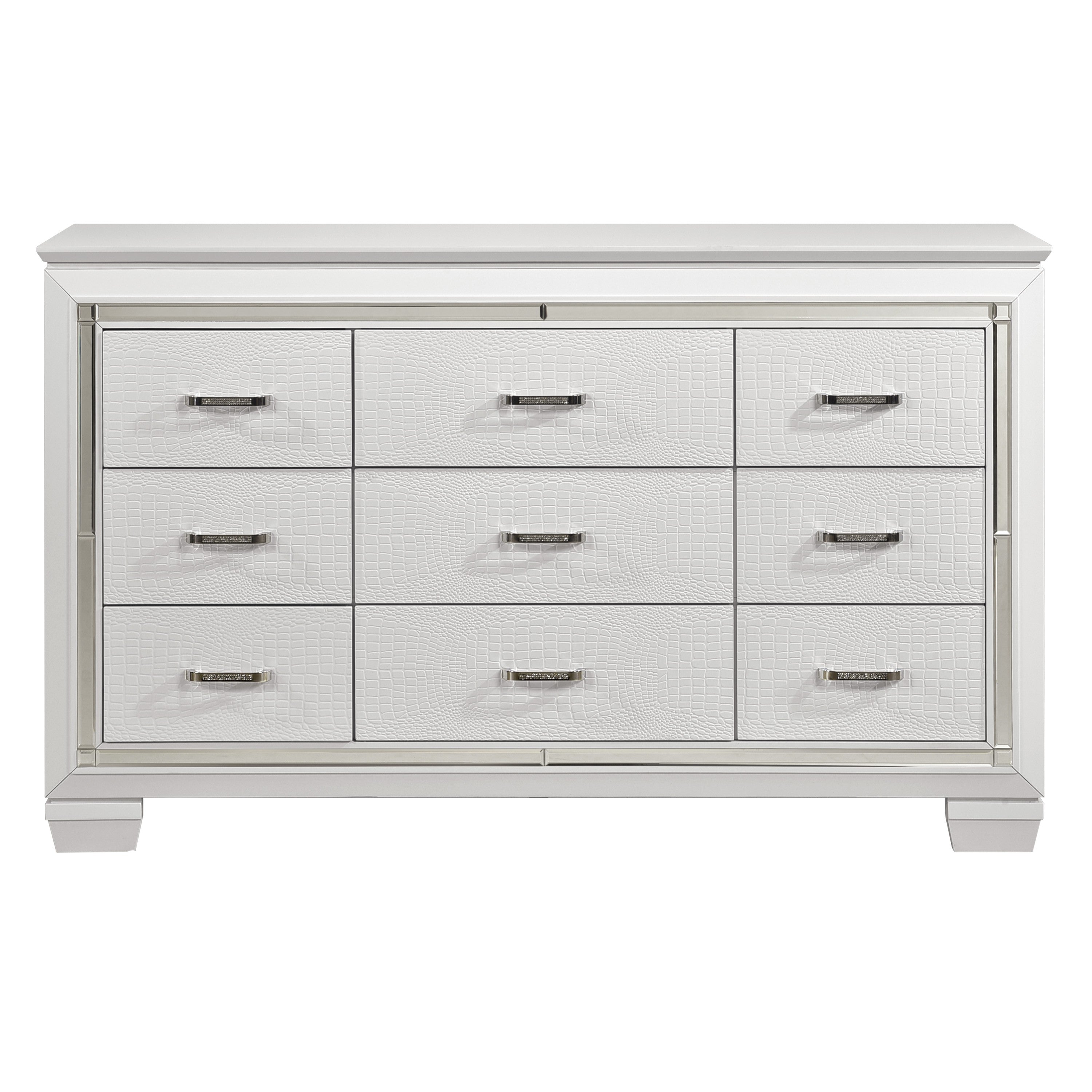 Allura White LED Upholstered Panel Youth Bedroom Set from Homelegance - Luna Furniture