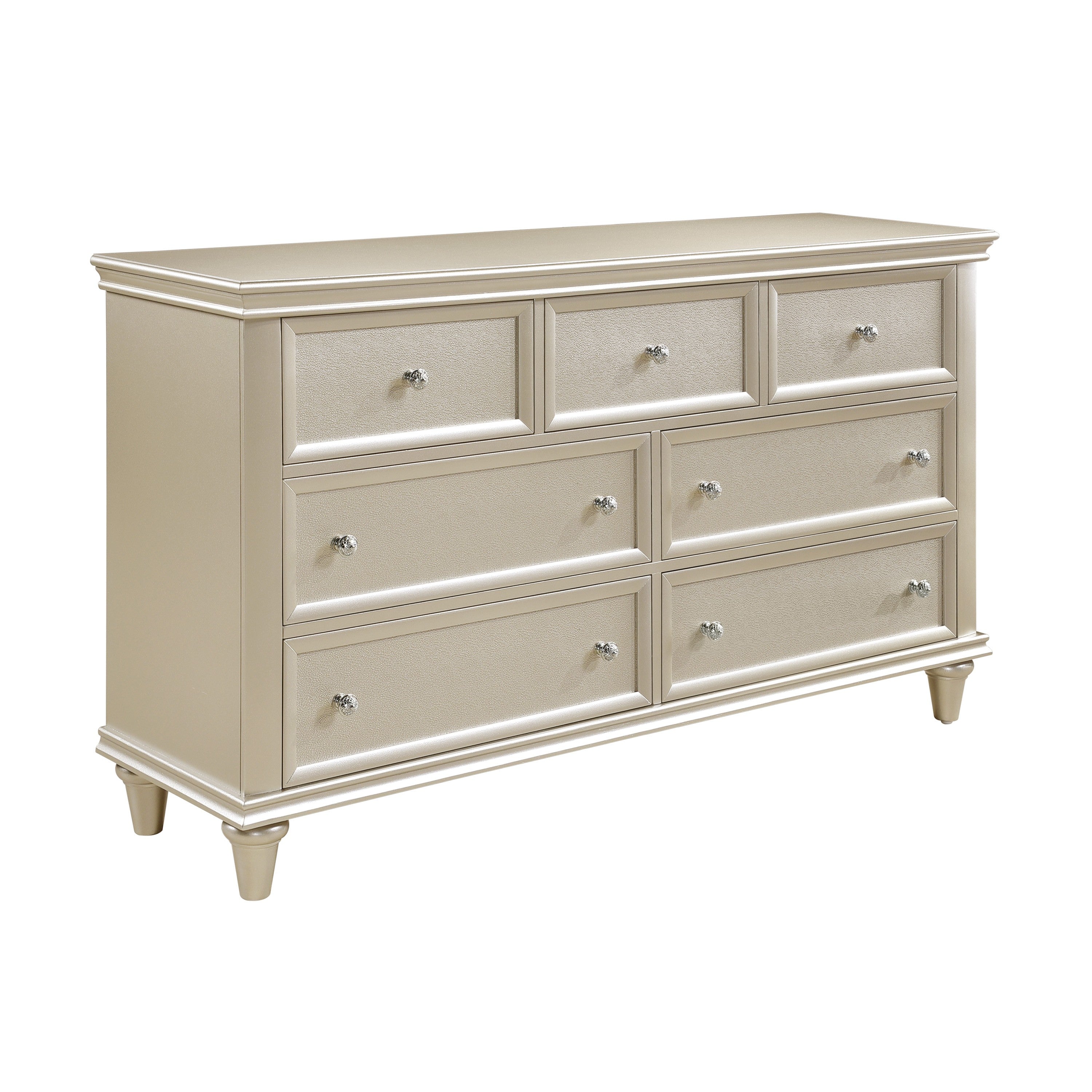 Celandine Silver Upholstered Panel Youth Bedroom Set from Homelegance - Luna Furniture