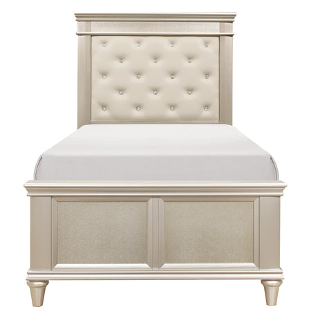 Celandine Silver Twin Bed from Homelegance - Luna Furniture