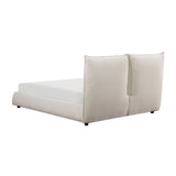 Linna Beige Queen Upholstered Platform Bed from Homelegance - Luna Furniture
