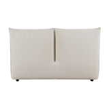 Linna Beige King Upholstered Platform Bed from Homelegance - Luna Furniture