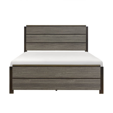 Vestavia Gray King Panel Bed from Homelegance - Luna Furniture