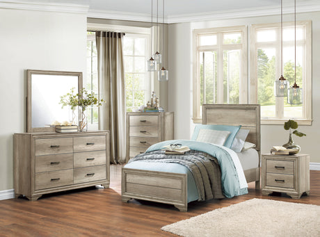 Lonan Natural Twin Bed from Homelegance - Luna Furniture