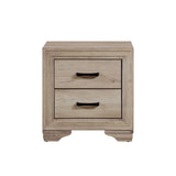 Lonan Natural 4-Piece Youth Bedroom Set (Twin Bed, Nightstand, Dresser, Mirror) from Homelegance - Luna Furniture