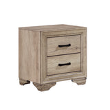 Lonan Natural 4-Piece Youth Bedroom Set (Twin Bed, Nightstand, Dresser, Mirror) from Homelegance - Luna Furniture