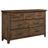 Jerrick Burnished Brown Sleigh Storage Platform Bedroom Set from Homelegance - Luna Furniture