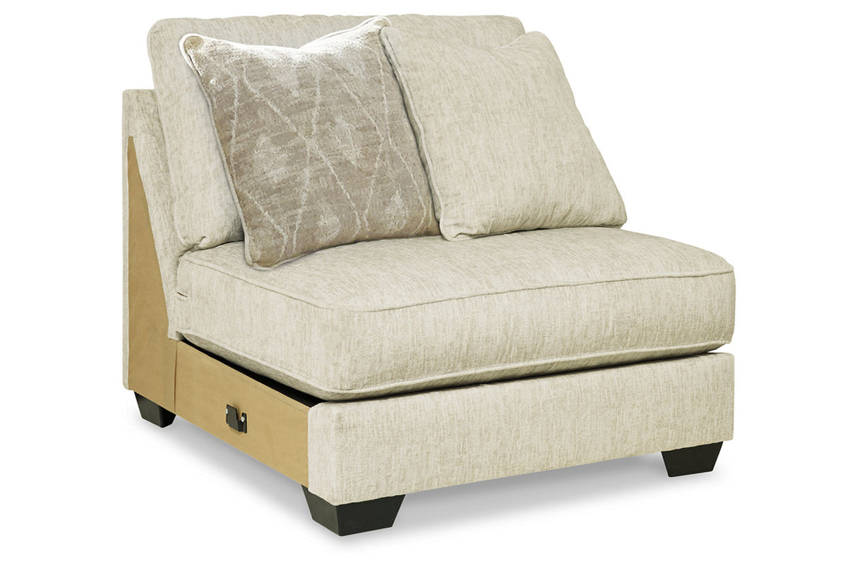 Rawcliffe Parchment Armless Chair from Ashley Furniture - Luna Furniture
