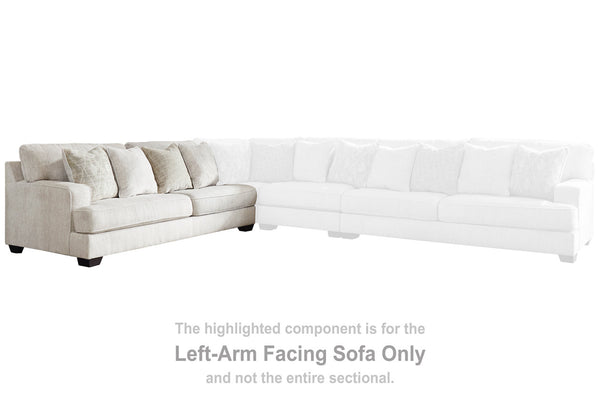 Rawcliffe Parchment Left-Arm Facing Sofa