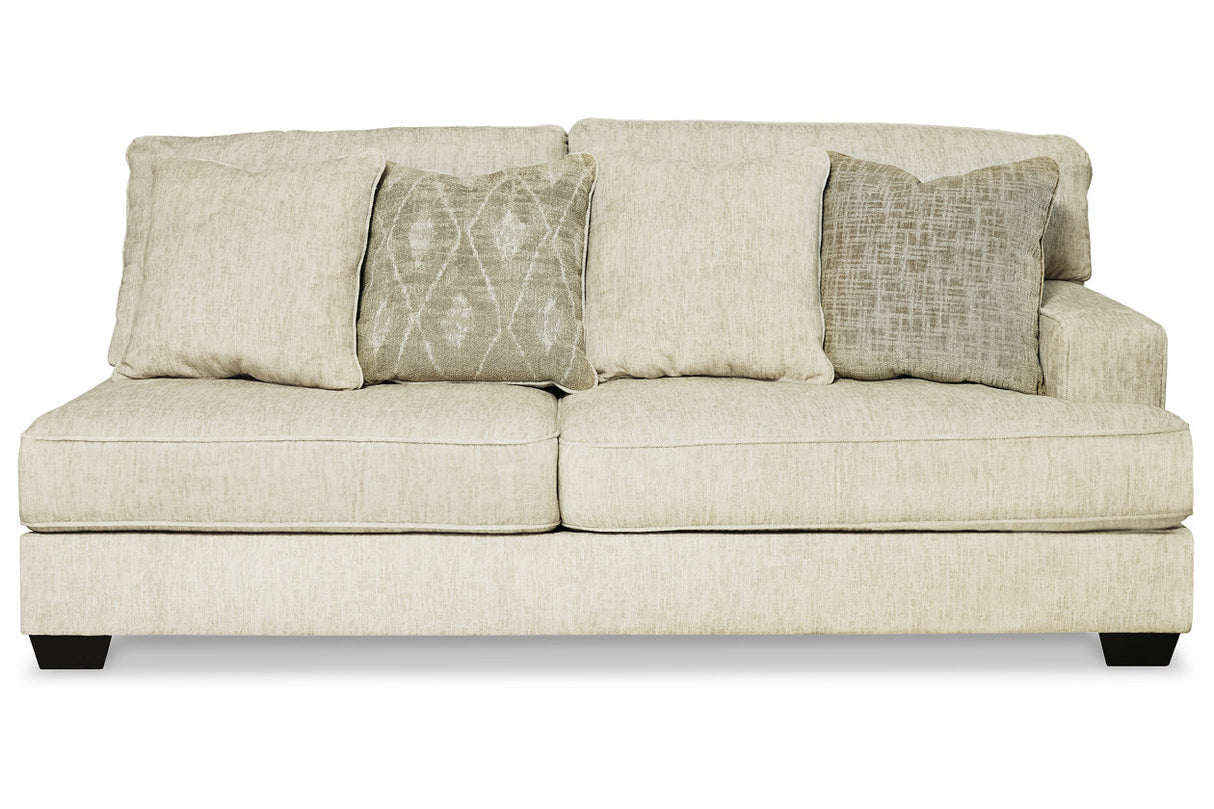 Rawcliffe Parchment Right-Arm Facing Sofa from Ashley Furniture - Luna Furniture