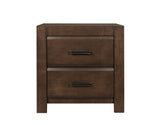 Erwan Espresso 4-Piece Bedroom Set (Queen Bed, Nightstand, Dresser, Mirror) from Homelegance - Luna Furniture