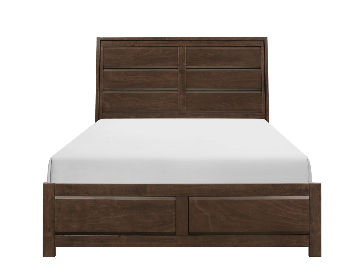 Erwan Espresso King Panel Bed from Homelegance - Luna Furniture