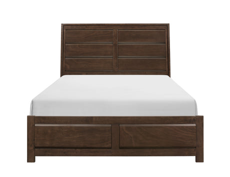 Erwan Espresso King Panel Bed from Homelegance - Luna Furniture