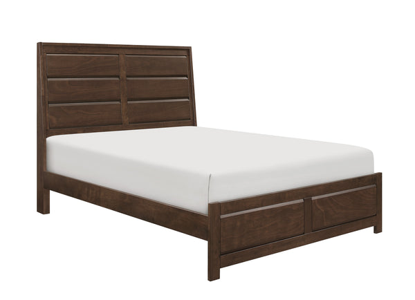 Erwan Espresso King Panel Bed