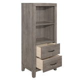 Woodrow Brownish Gray Pier/Tower Nightstand from Homelegance - Luna Furniture