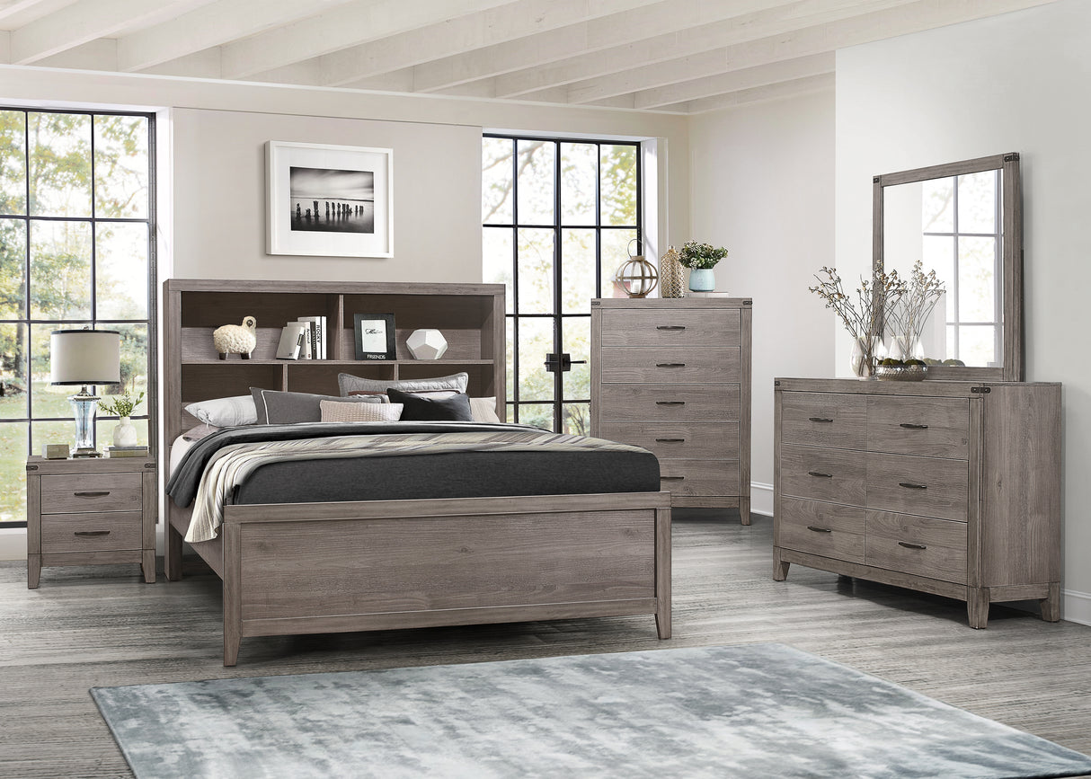 Woodrow Brownish Gray Youth Platform Bedroom Set from Homelegance - Luna Furniture