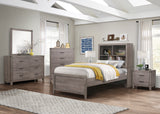 Woodrow Brownish Gray Twin Platform Bed from Homelegance - Luna Furniture