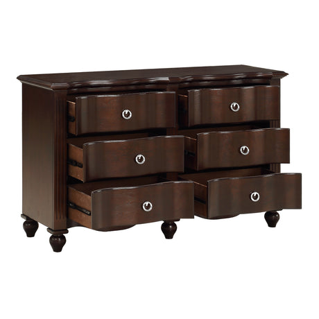 Meghan Espresso Dresser from Homelegance - Luna Furniture
