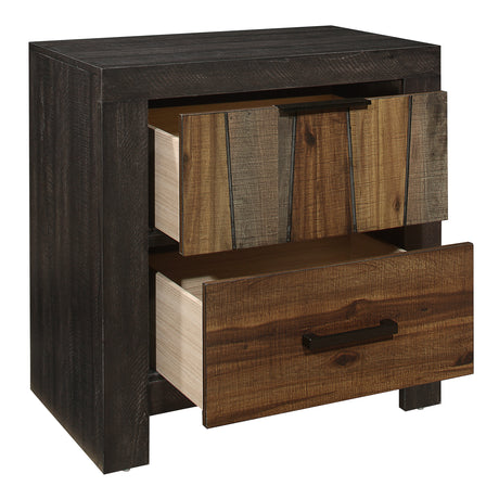 Cooper Wire Brushed Nightstand from Homelegance - Luna Furniture