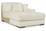 Lindyn Ivory Right-Arm Facing Corner Chaise from Ashley - Luna Furniture