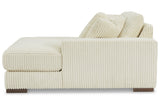 Lindyn Ivory Right-Arm Facing Corner Chaise from Ashley - Luna Furniture
