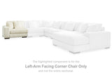Lindyn Ivory Left-Arm Facing Corner Chair from Ashley - Luna Furniture