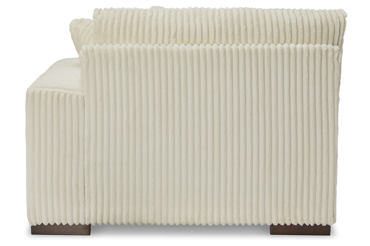 Lindyn Ivory Right-Arm Facing Corner Chair from Ashley - Luna Furniture