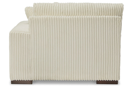Lindyn Ivory Right-Arm Facing Corner Chair from Ashley - Luna Furniture
