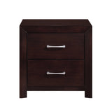 Edina Espresso Upholstered Panel Bedroom Set from Homelegance - Luna Furniture