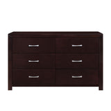Edina Espresso Upholstered Panel Bedroom Set from Homelegance - Luna Furniture