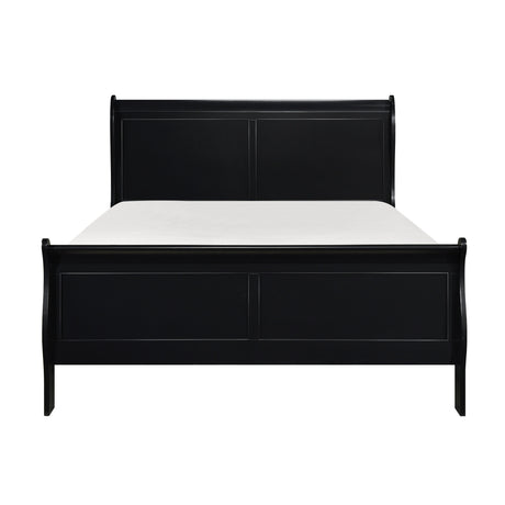 Mayville Black Queen Sleigh Bed from Homelegance - Luna Furniture