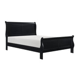 Mayville Black Queen Sleigh Bed from Homelegance - Luna Furniture