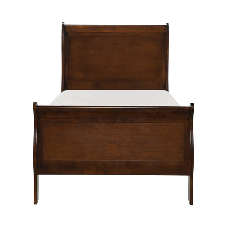 Mayville Brown Cherry Twin Bed from Homelegance - Luna Furniture