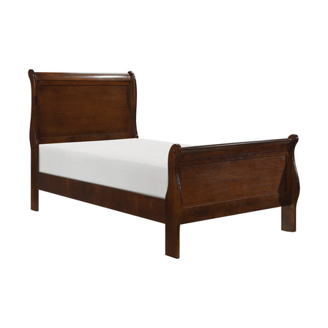 Mayville Brown Cherry Twin Bed from Homelegance - Luna Furniture