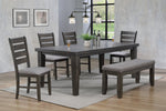 Bardstown Gray Extendable Dining Set - Luna Furniture