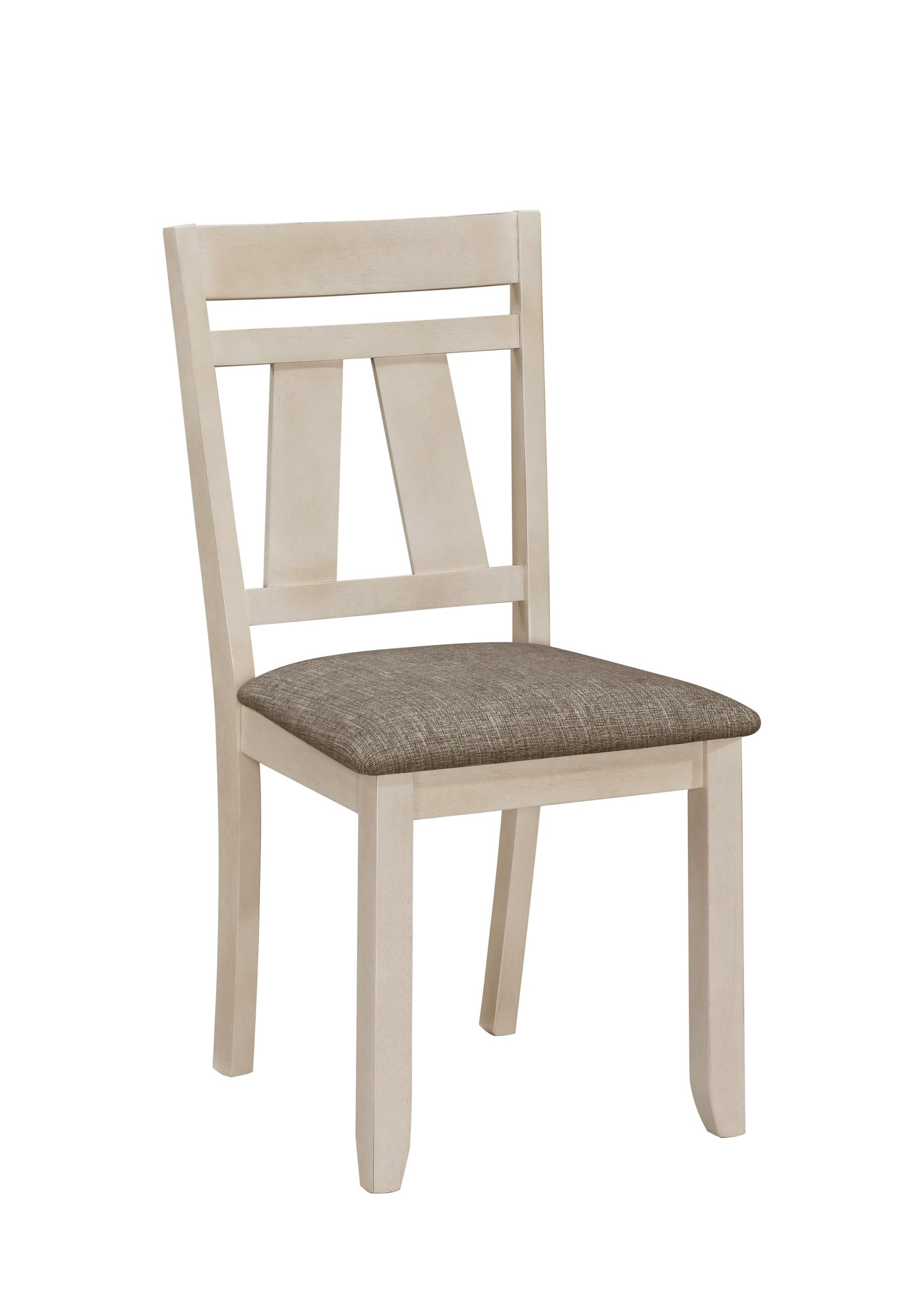 Maribelle Chalk/Gray Dining Chair, Set of 2 from Crown Mark - Luna Furniture