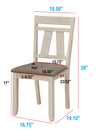 Maribelle Chalk/Gray Side Chair, Set of 2