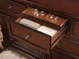 Cumberland Brown Cherry Dresser from Homelegance - Luna Furniture