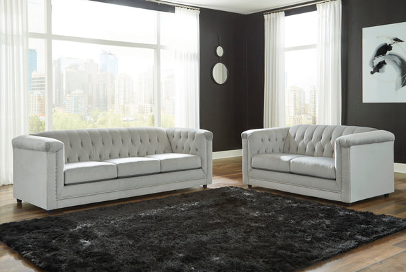 Josanna Gray Living Room Set - Luna Furniture