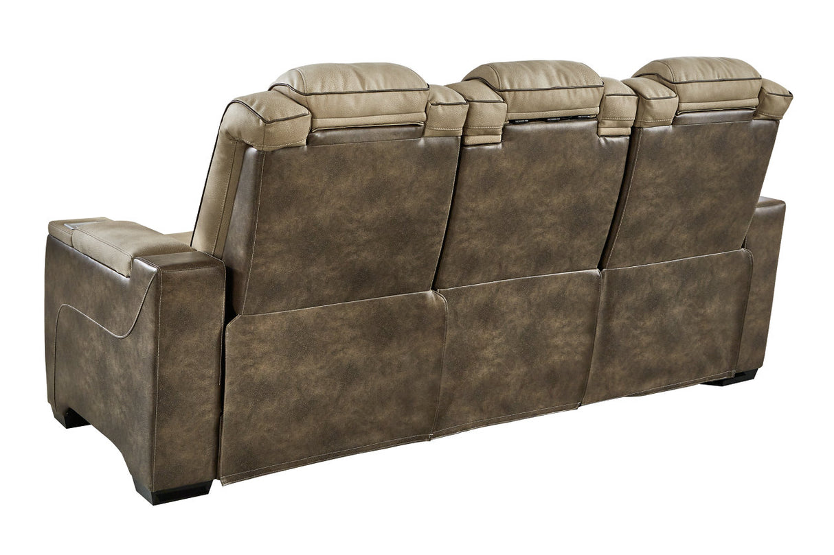 Next-Gen DuraPella Sand Power Reclining Sofa -  - Luna Furniture
