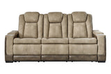 Next-Gen DuraPella Sand Power Reclining Sofa from Ashley - Luna Furniture