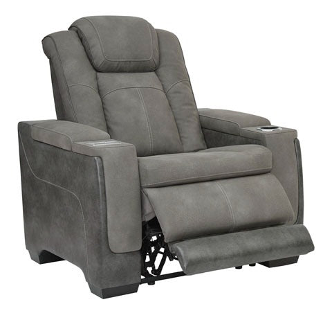 Next-Gen DuraPella Slate Power Reclining Living Room Set - Luna