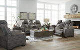 Next-Gen Durapella Slate Power Reclining Living Room Set from Ashley - Luna Furniture