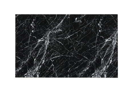 Stockholm Onyx 7-Piece Faux Marble Counter Height Set from Happy Homes - Luna Furniture