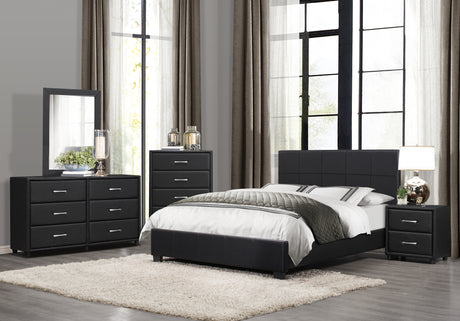 Lorenzi Black Full Platform Bed from Homelegance - Luna Furniture