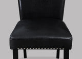 Tanner White/Black Dining Chair, Set of 2 from Crown Mark - Luna Furniture