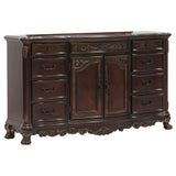 Deryn Park Cherry Sleigh Bedroom Set from Homelegance - Luna Furniture